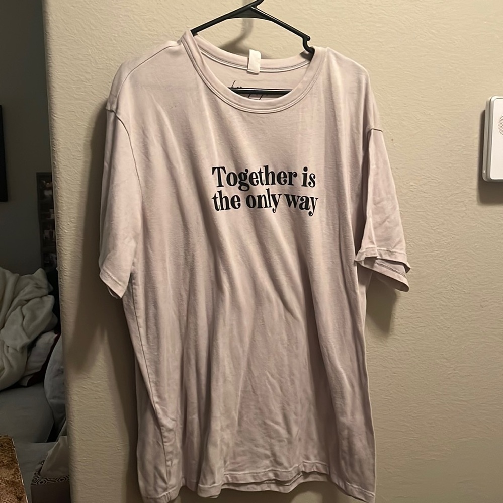 Together is the only way tee. 2X